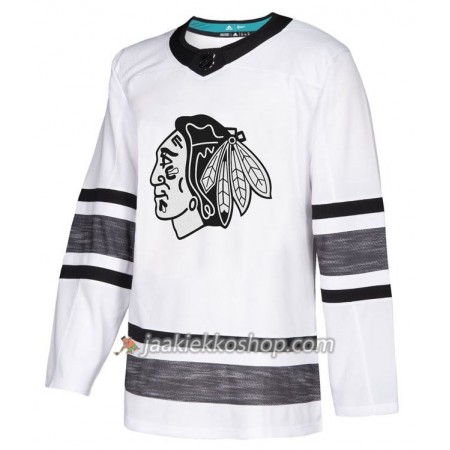 Miehille NHL Chicago Blackhawks Pelipaita Blank Valkoinen 2019 All-Star Adidas Authentic